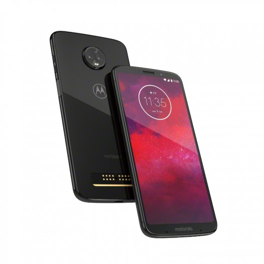 Das Moto Z3 hat eine gute, aber keine spektakuläre Ausstattung. Interessant wird es durch ein Zubehörteil. (Bild: Lenovo)